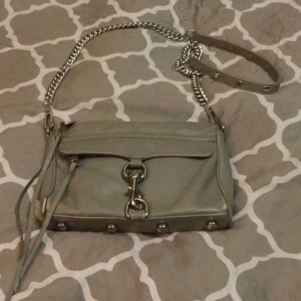 Rebecca minkoff  Mini cross body in gray